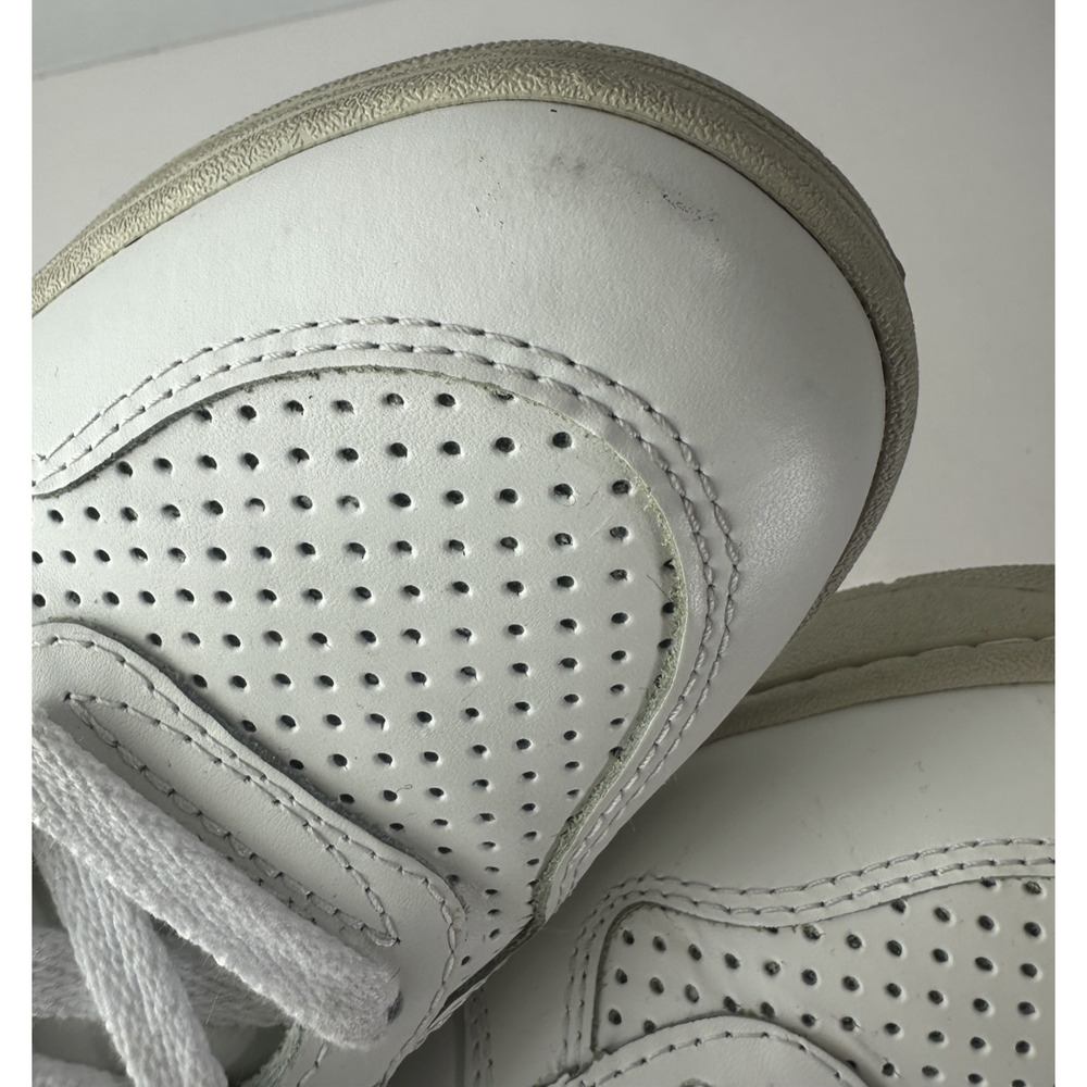 Veja Women’s Sneakers White Leather Black V Logo Lace Up Shoes Size EU 40 US 9 - Picture 8 of 12